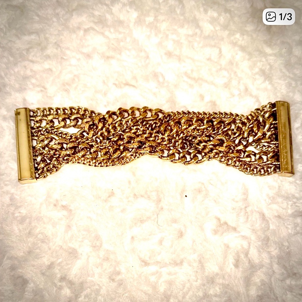 Gold Multi-Chain Bracelet - Women's Accessories